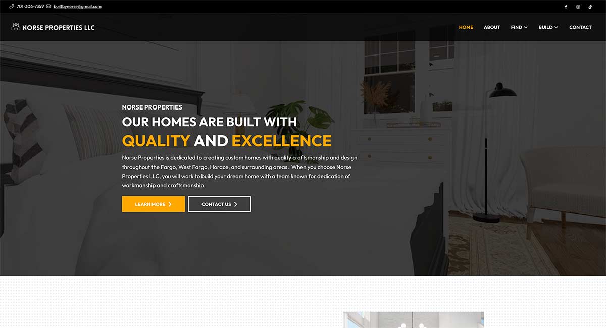 Norse Properties »  Design + WordPress Fargo, ND Stacey Bartron
