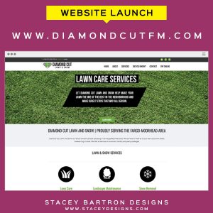 Website Launch for Diamond Cut Lawn and Snow
